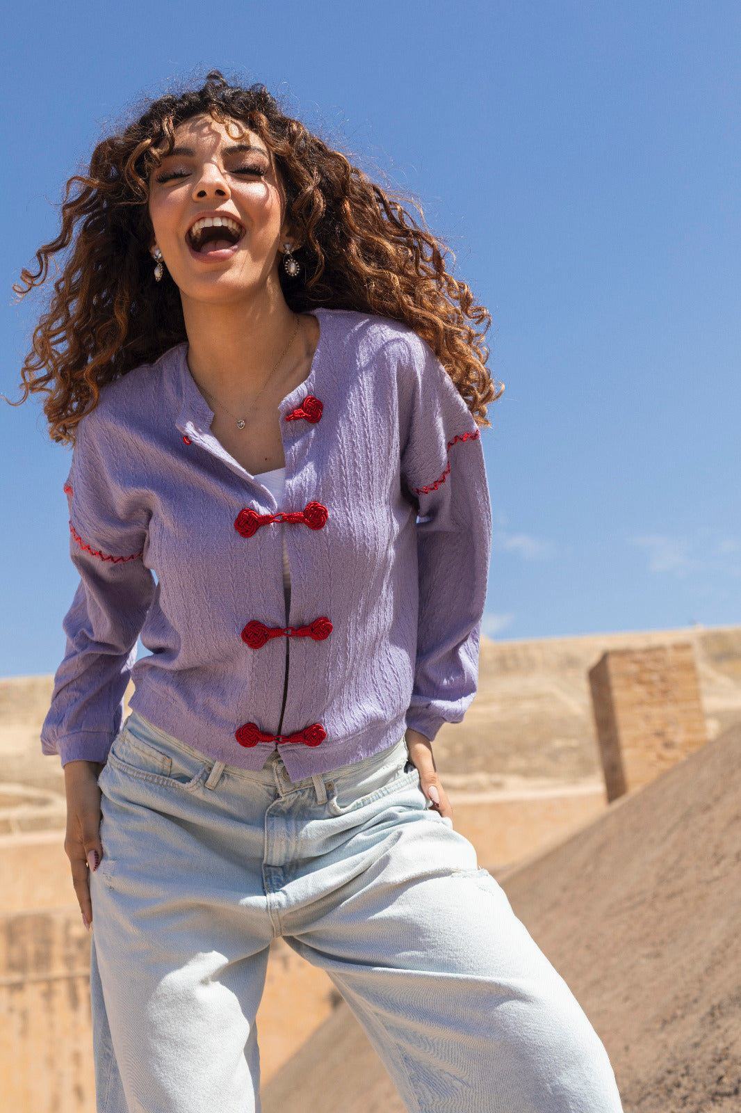 Cardigan Lavande Nomade